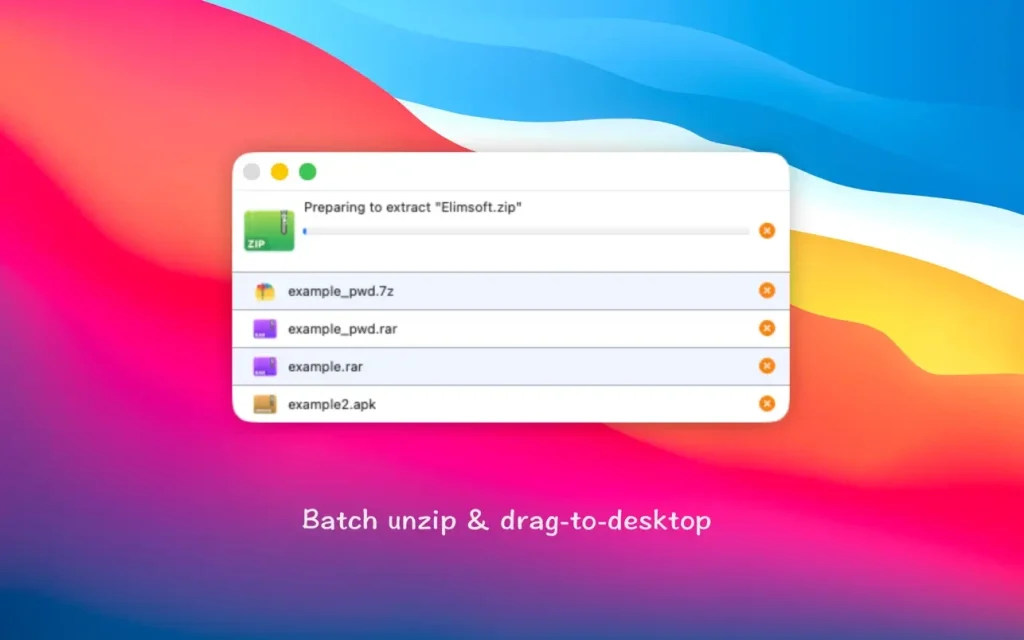 RAR Extractor screenshot